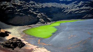 lago verde a lanzarote foto