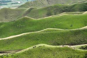 qiongkushtai è un' segreto giardino e un' piccolo kazakh villaggio nel xinjiang. foto