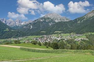 villaggio di telfes sono stubai,stubaital,tirolo,austria foto