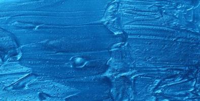 campione di blu luccichio gel con piccolo particelle, pieno telaio foto