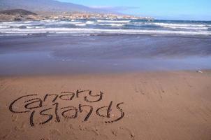 bellissimo spiaggia su tenerife foto