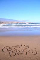 bellissimo spiaggia su tenerife foto