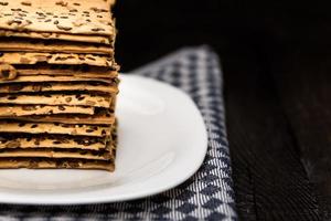 biscotti con semi di girasole foto