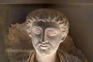 Parigi, Francia - ottobre 7 2018 - persiana di ventilazione Museo palmyra statua collezione foto