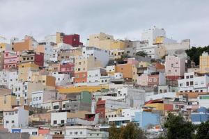 Lavorando classe Quartiere nel il città di las palmas de guarnire canarias foto