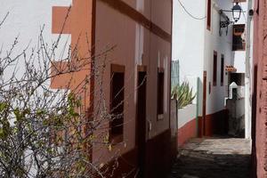 villaggio di tejeda nel il centro di il isola di nonna canarias foto