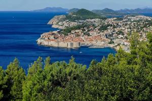 Visualizza di dubrovnik, Croazia foto