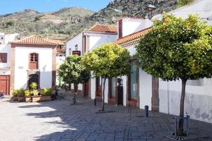 montagnoso centro di il isola di nonna canaria nel il atlantico oceano foto