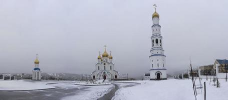 cattedrale della santissima trinità a petropavlovsk-kamchatsky, russia foto