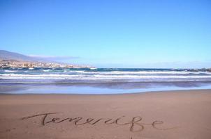 bellissimo spiaggia su tenerife foto