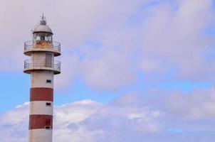 faro rosso e bianco foto