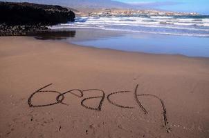 bellissimo spiaggia su tenerife foto