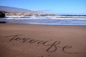 bellissimo spiaggia su tenerife foto