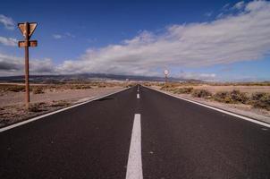 strada in campagna foto