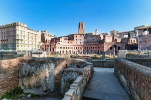 di Traiano Forum nel Roma con il mercati a il parte inferiore foto