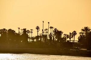 tramonto sul mare foto