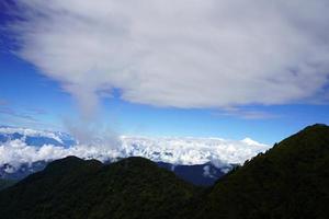 montagna e orizzonte sfondo foto