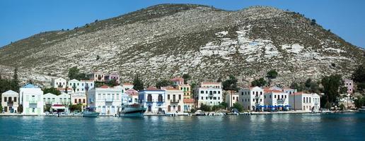 kastellorizo isola cittadina colorato case foto