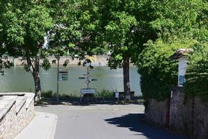 zell un der mosella, silenzioso parte nord di il fiume foto