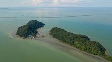 aereo Visualizza pulau un uomo, pulau ghedong foto