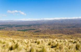 paesaggio di montagne nel cordoba argentina nel autunno foto