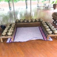 indonesiano tradizionale musica strumento chiamato gamelan. foto