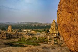 virupaksha tempio dedito per signore shiva è collocato nel Hampi nel India. foto