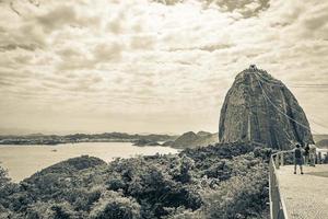 urca rio de janeiro brasile 2020 sugarloaf montagna pao de acucar panorama rio de janeiro brasile. foto