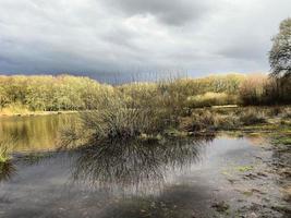 un' Visualizza di Marrone muschio natura Riserva su un' nuvoloso giorno foto