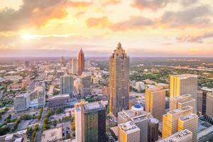 skyline della città di atlanta foto