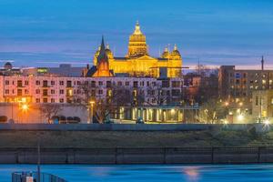 capitale dello stato a des moines, iowa foto