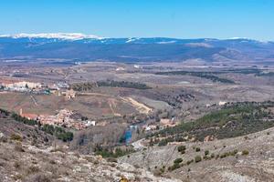 spagnolo città di soria a partire dal il superiore di un' collina foto