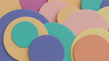 astratto colorato sfere per sfondo.3d resa. foto