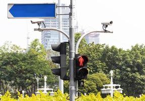 traffico leggero icona fare non attraversare il strada foto