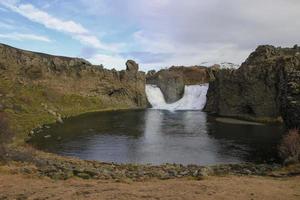 hjalparfoss nel Sud Islanda, Europa foto