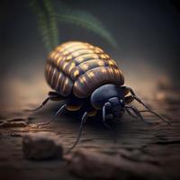 woodlouse. ai generato foto