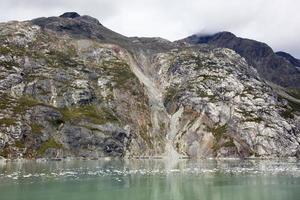 ghiacciaio baia nazionale parco roccioso scogliera foto