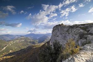 il bellissimo tavartet montagna paesaggio, Catalogna, Spagna foto