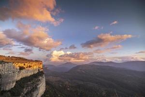 il bellissimo tavartet montagna paesaggio, Catalogna, Spagna foto