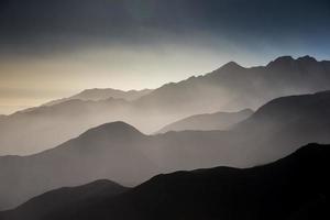 montagna Visualizza nel Marocco foto