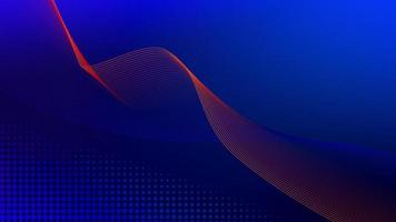 moderno astratto onda curva sfondo design con mezzitoni buio blu lineamenti. adatto per manifesti, volantini, siti web, copertine, striscioni, annunci, eccetera foto