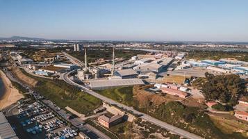 aereo Visualizza di industriale la zona foto