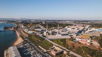 aereo Visualizza di industriale la zona foto