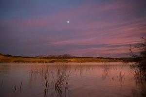 lago sunet nel Spagna foto