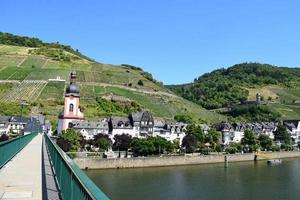 pedone ponte nel zell un der mosel foto