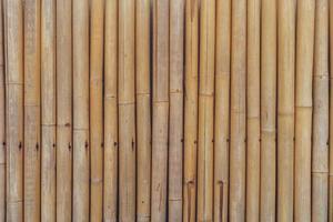 lungo muro di bambù con texture di sfondo