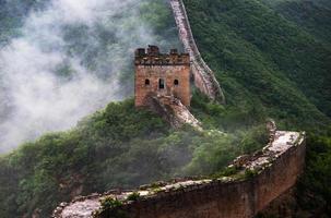 il grande parete di Cina- 7 Meraviglia di il mondo. foto