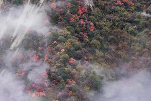 huashan montagna. il massimo di Cina cinque sacro montagne, chiamato il ovest montagna, bene conosciuto per ripido sentieri, mozzafiato scogliere e mille dollari scenario foto