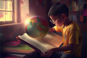 internazionale alfabetizzazione giorno, 8 settembre ai generato foto