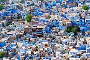 Vista aerea della città di Jodhpur, Rajasthan, India. foto